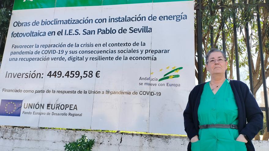Limpiadora del IES San Pablo (Sevilla)