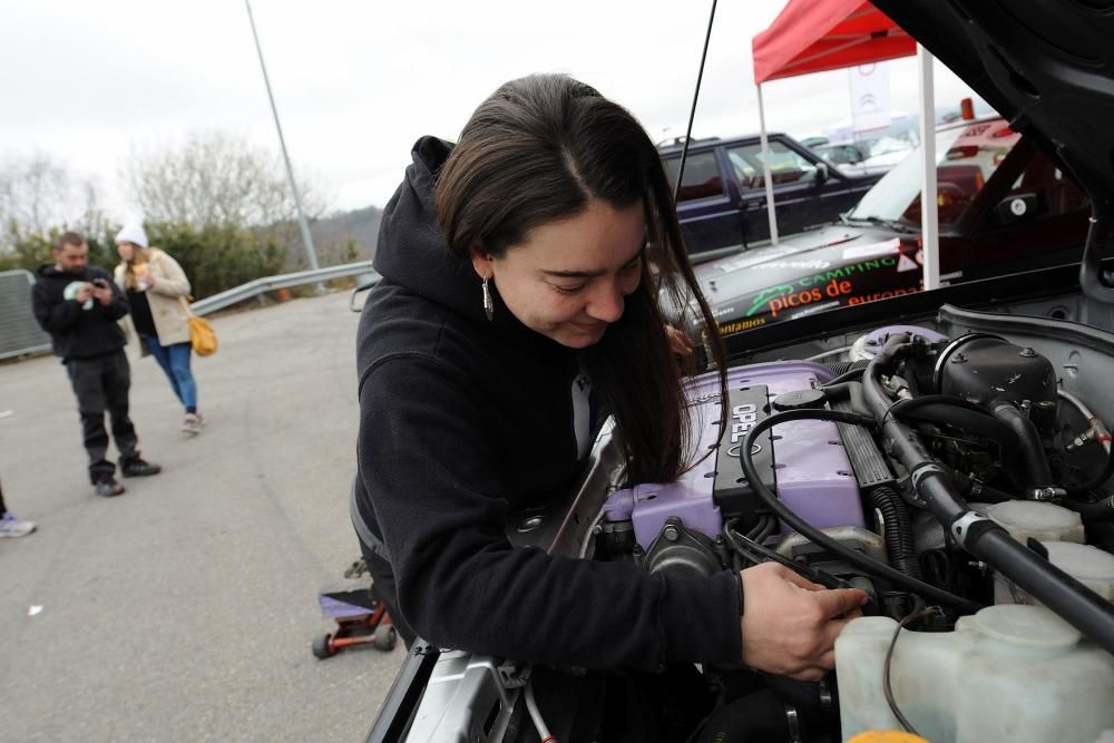 Exhibición automovilística en Langreo