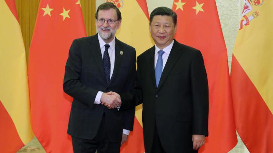 Rajoy defiende ante Xi Jinping la fortaleza de la economía española