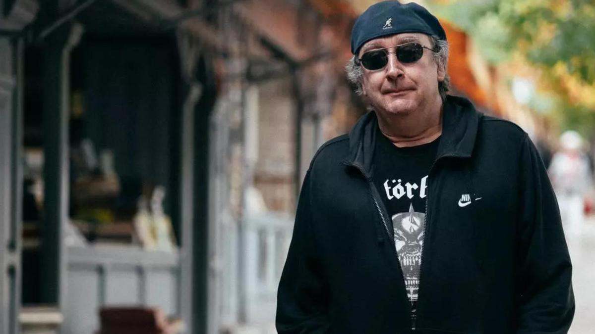 El escritor Paco Gómez Escribano, autor de novela negra, fotografiado en Madrid