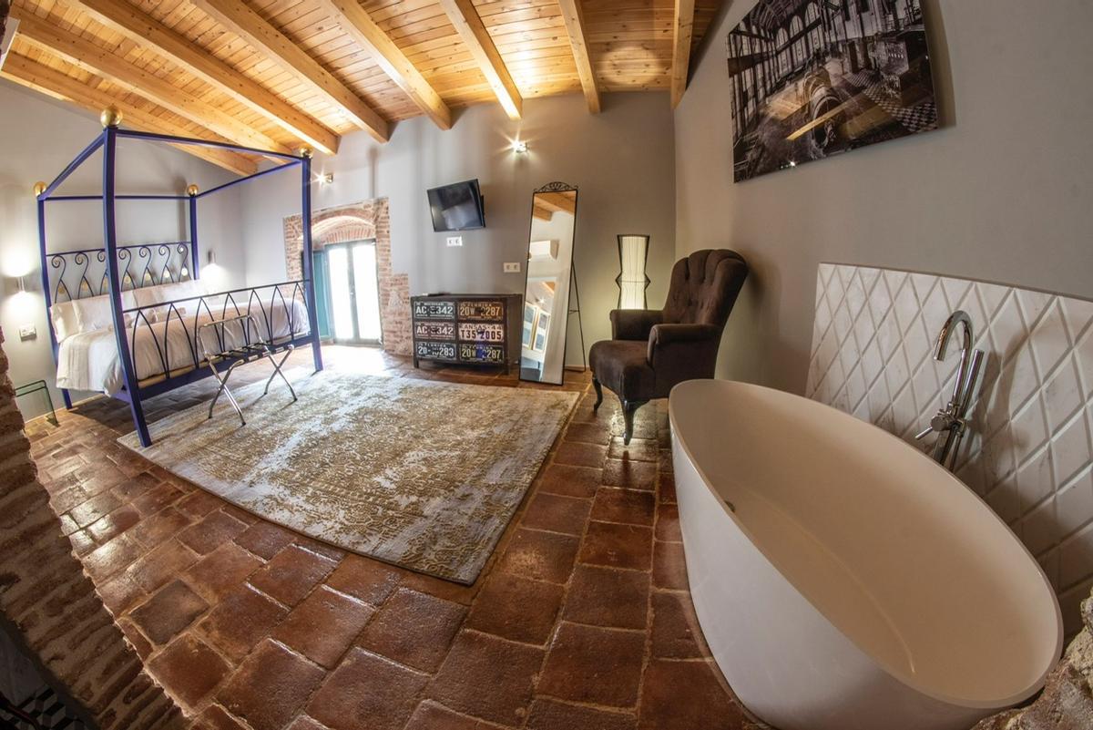 Las habitaciones de La Casa de Carlota son espectaculares.