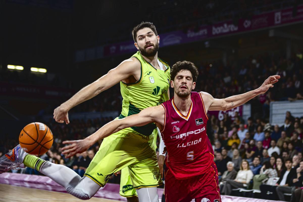 Partido de la novena jornada de la Liga Endesa entre Lleida y Unicaja