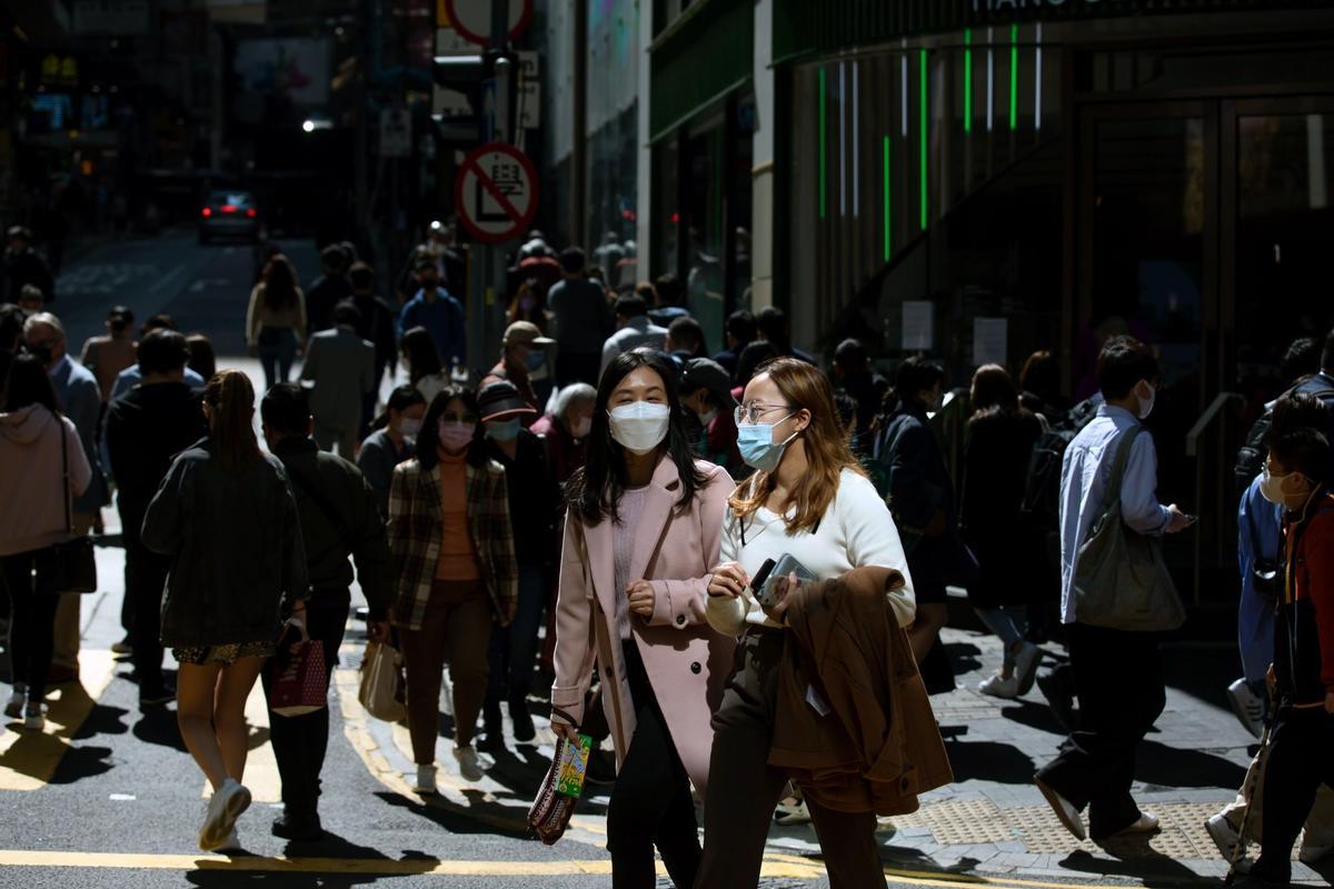 Adiós a las mascarillas en Hong Kong