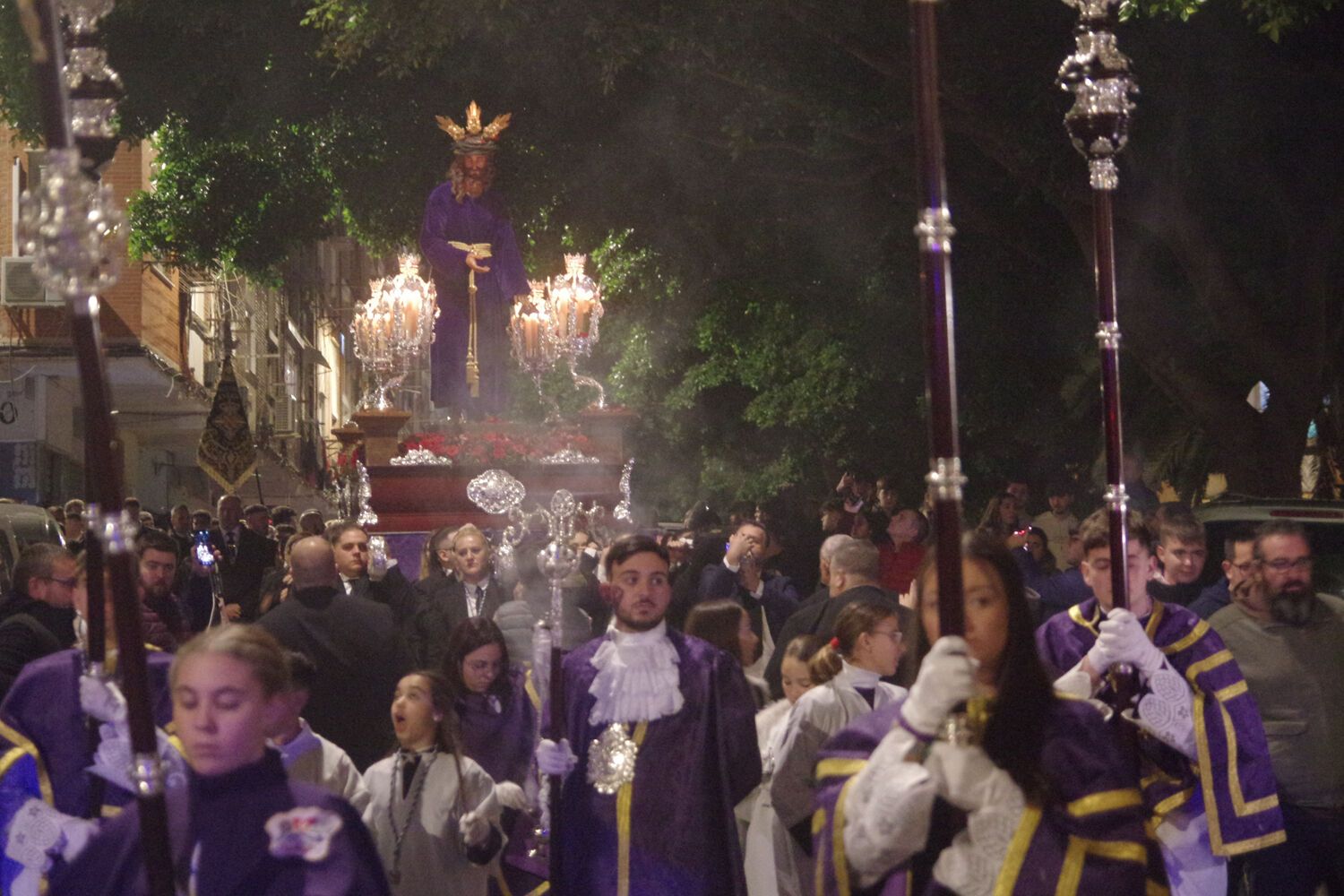 Traslado de las imágenes titulares de la hermandad de San Andrés a la parroquia Virgen del Camino