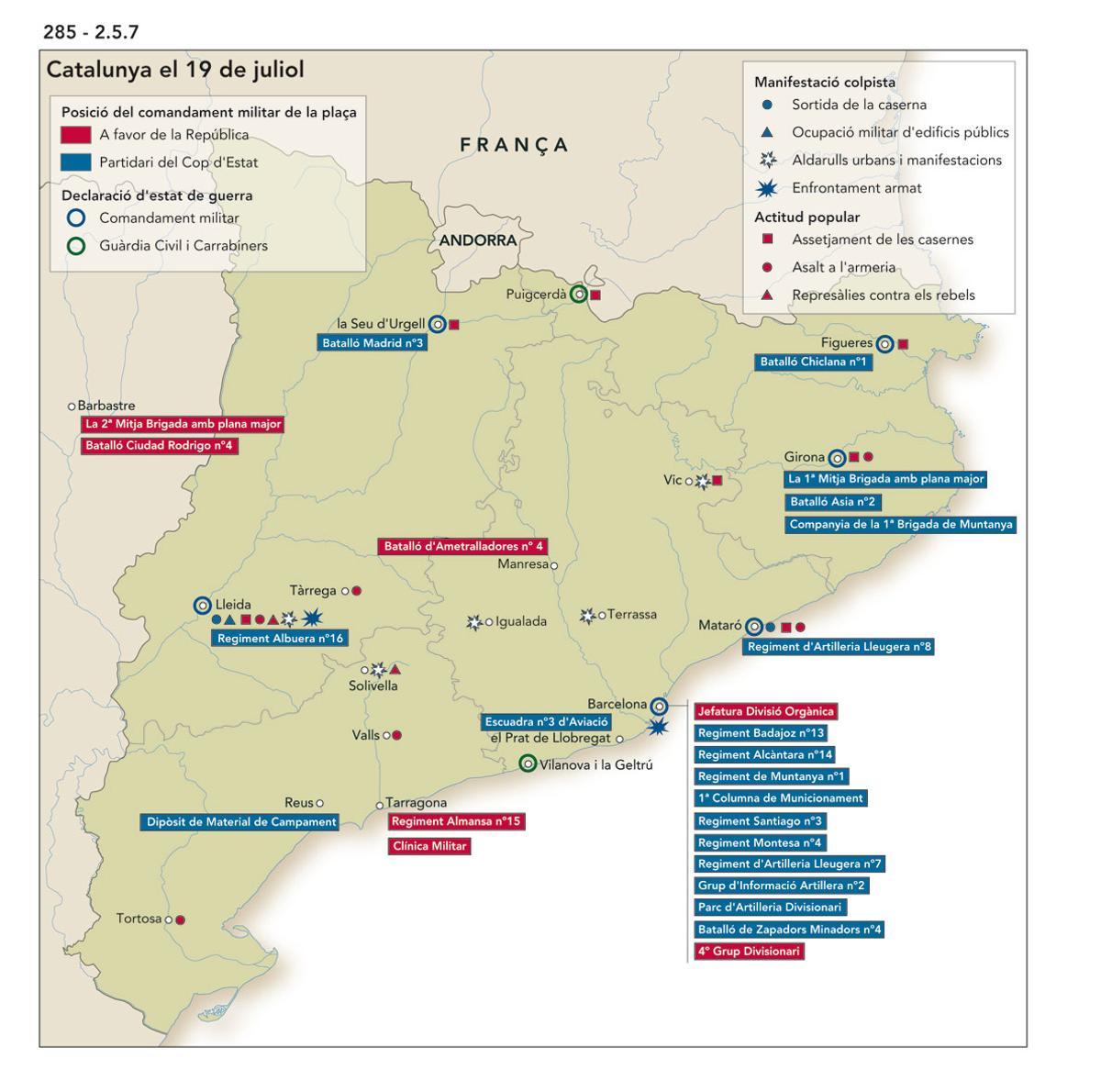 Anàlisi en detall sobre les primeres hores del cop a Catalunya.