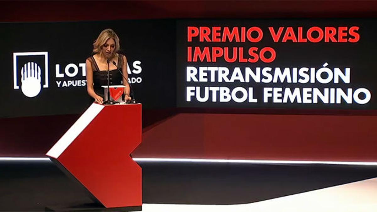 Las retransmisiones partidos femeninos, Premio Valores Impulso