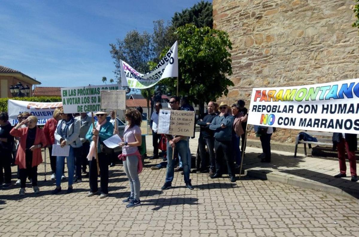 Protesta en Zamora