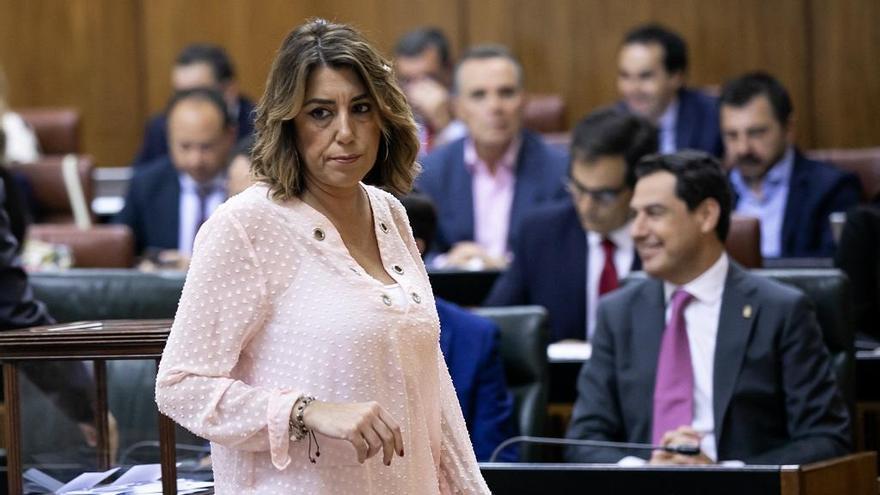 Díaz pide a Moreno que defienda a las mujeres frente a la &quot;penúltima barbaridad&quot; de Vox.