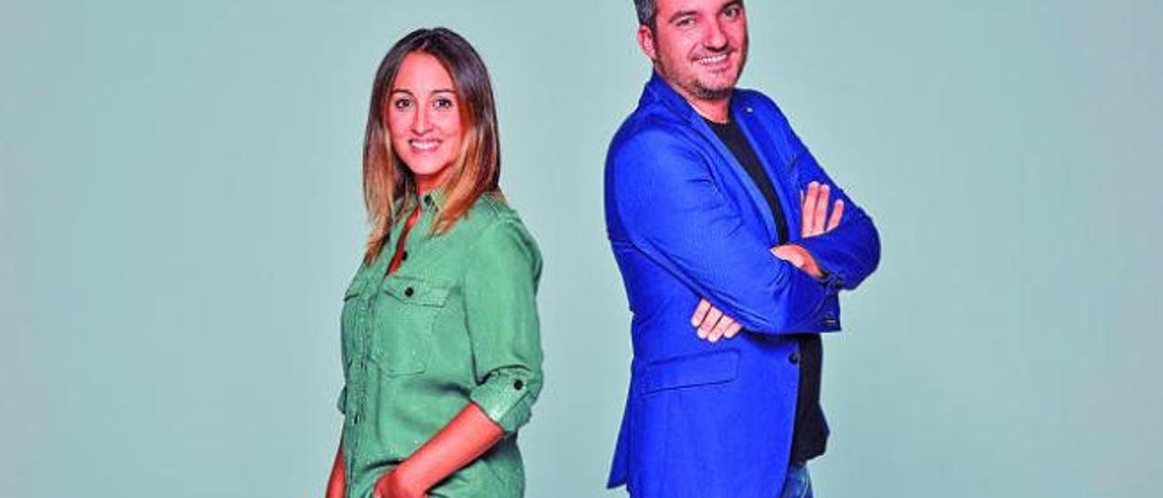 María Lama y Xavi Rodríguez, presentadores de &#039;Las mañanas Kiss&#039;.