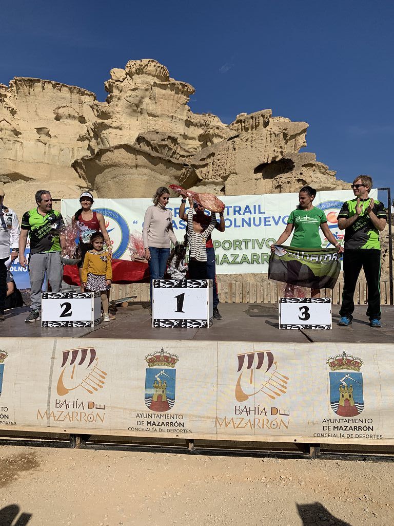 Todas las imágenes del cross por las calas de Bolnuevo, en Mazarrón