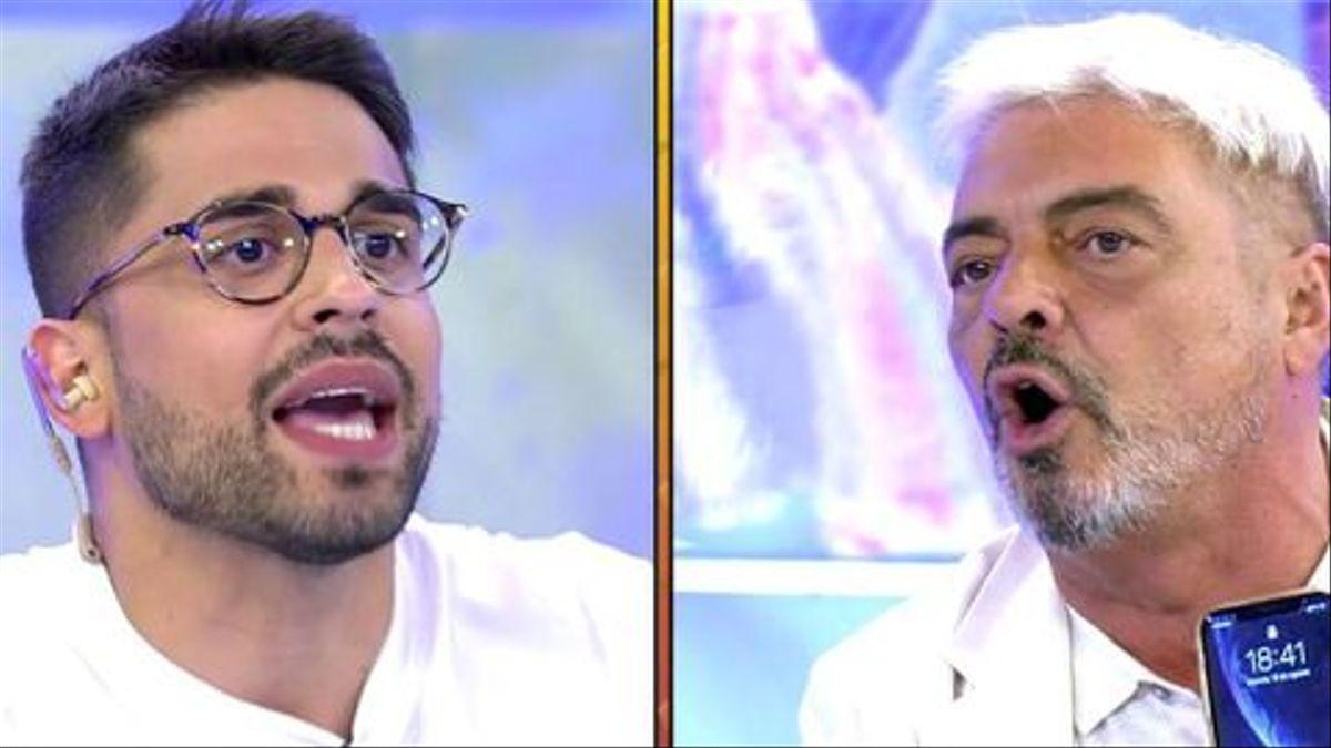 Antonio Canales y Miguel Frigenti, en ’Sálvame’.