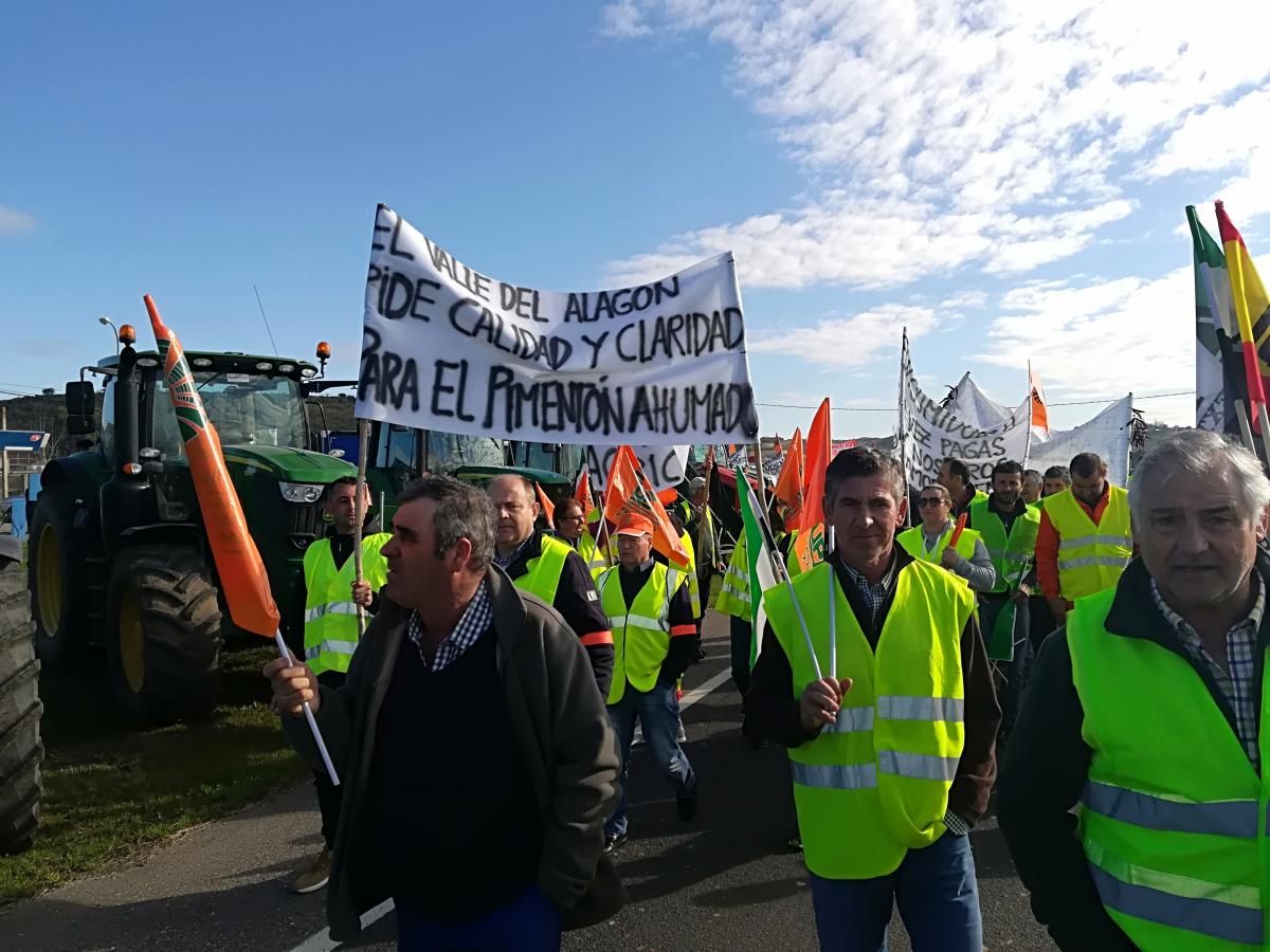 La protesta de los agricultores en imágenes