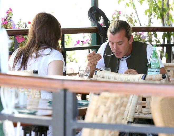 Gavin Rossdale y Daisy Lowe quedan a comer en Los Ángeles