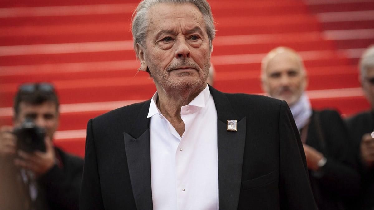 Alain Delon en el festival de cine de Cannes en 2019