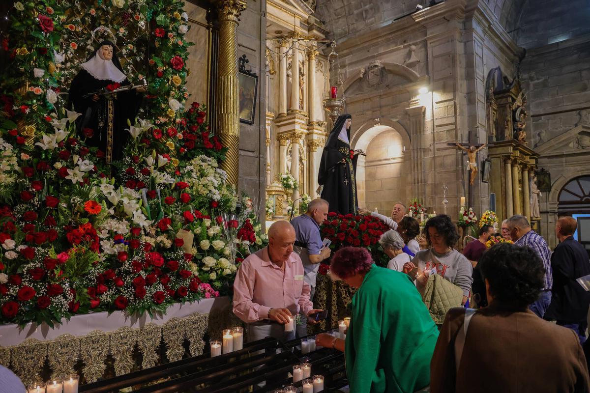 Santa Rita genera imágenes de absoluto fervor
