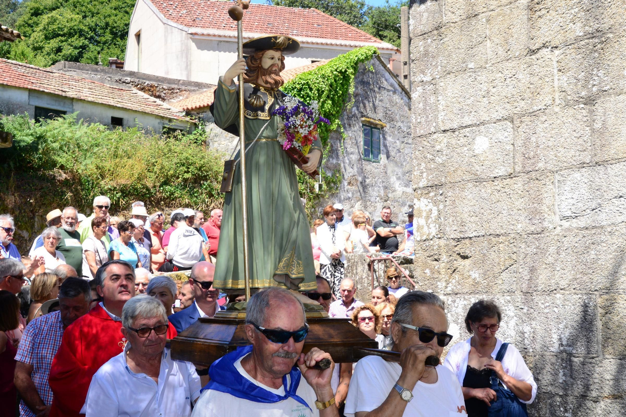 As celebracións do Día de Santiago en Ermelo, "berce do Morrazo"