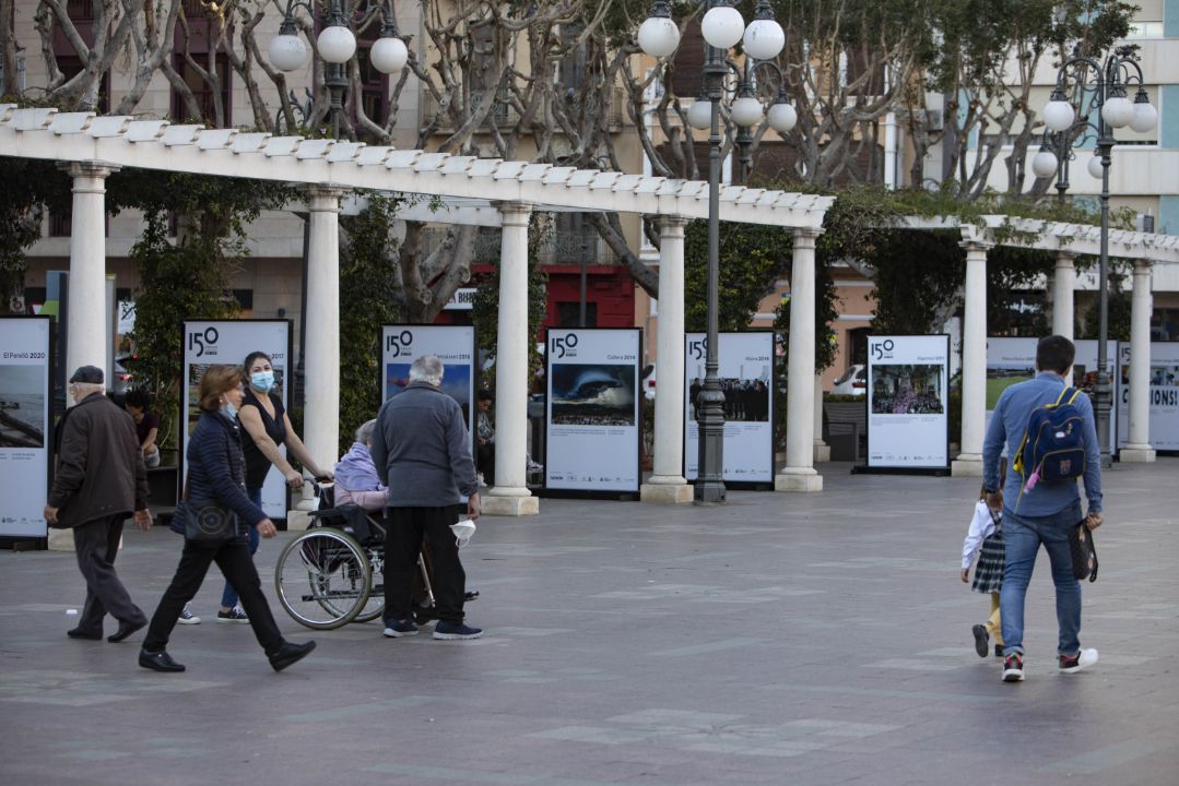 Inauguración de la exposición 150 años de Levante-EMV en Alzira