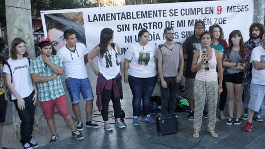 La concentración se ha llevado a cabo en la Plaza de España de Palma.