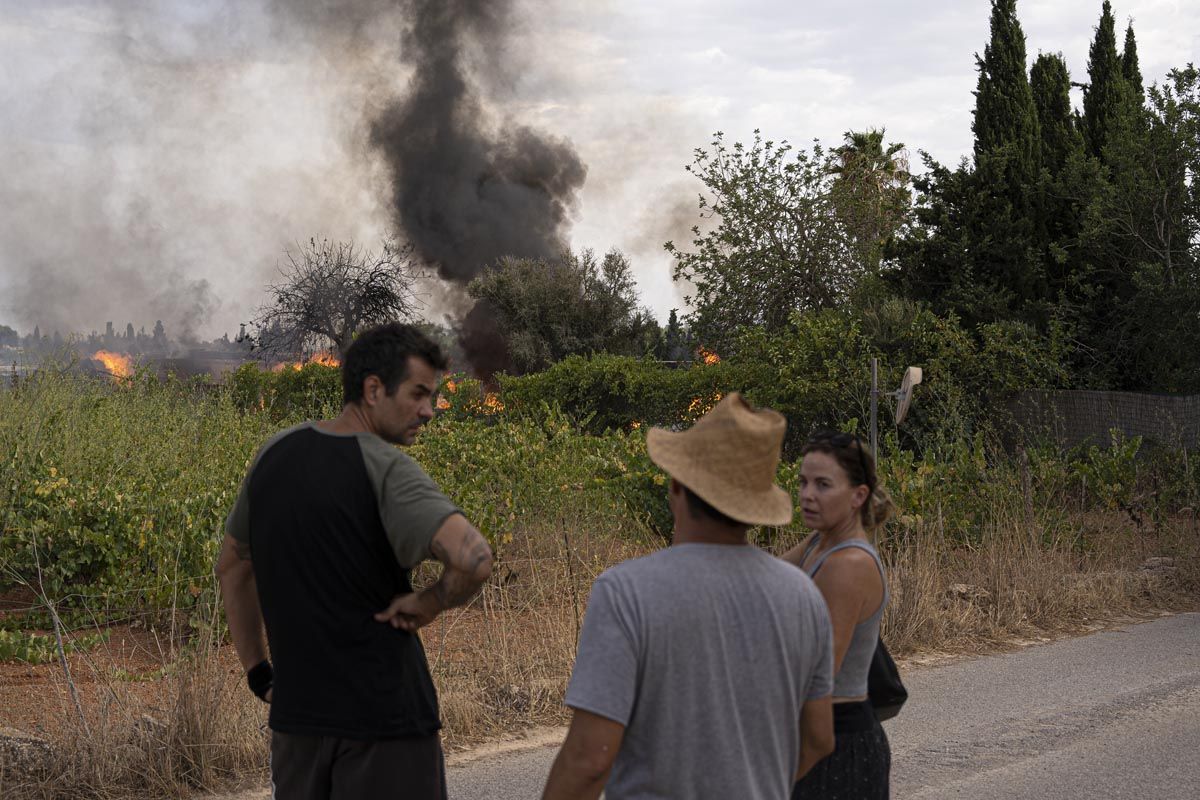 Incendio en una nave en Ibiza