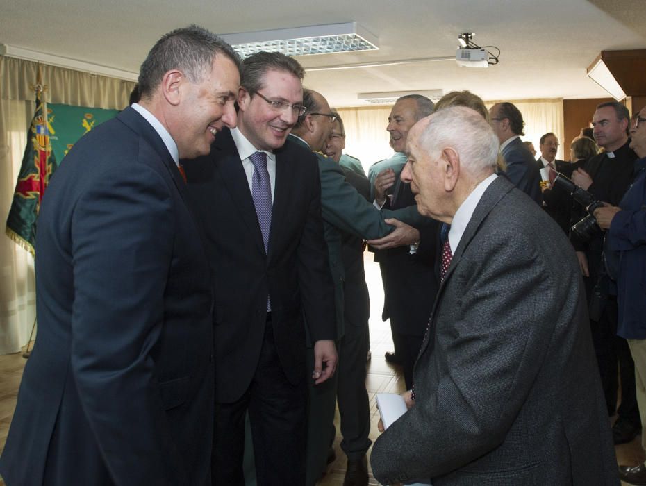 Celebración del 172 aniversario de la Guardia Civil en Castelló