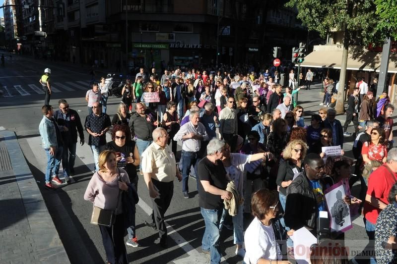 Manifestación contra la violencia patriarcal en Murcia