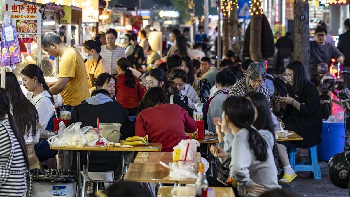 Mercado de Jiuxia en Shenzhen, China