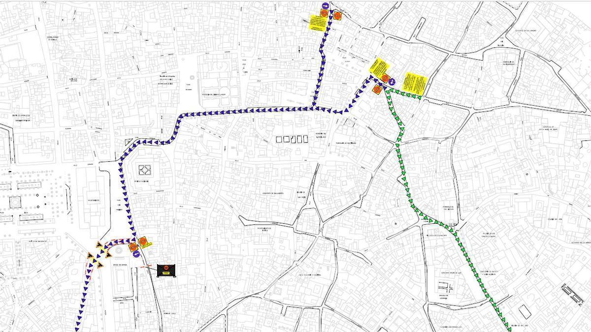 Cortada al tráfico la calle Alemanes de Sevilla por obras de mejora del suministro eléctrico