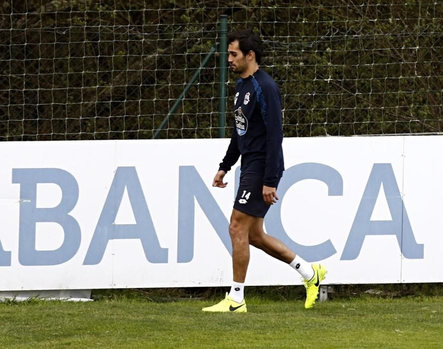 Mosquera y Arribas, bajas en el primer entrenamiento de la semana