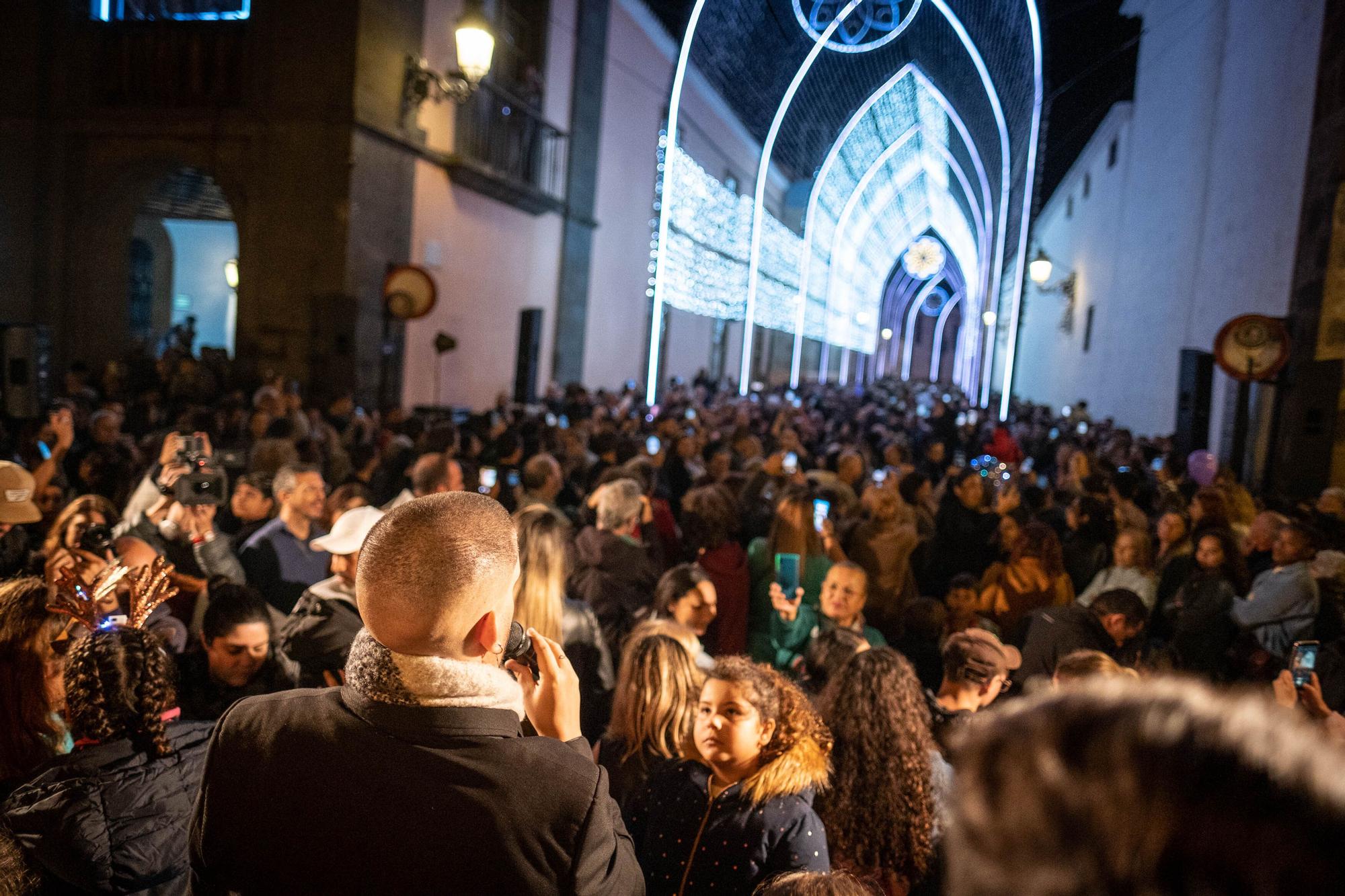 Encendido de la decoración navideña en La Laguna