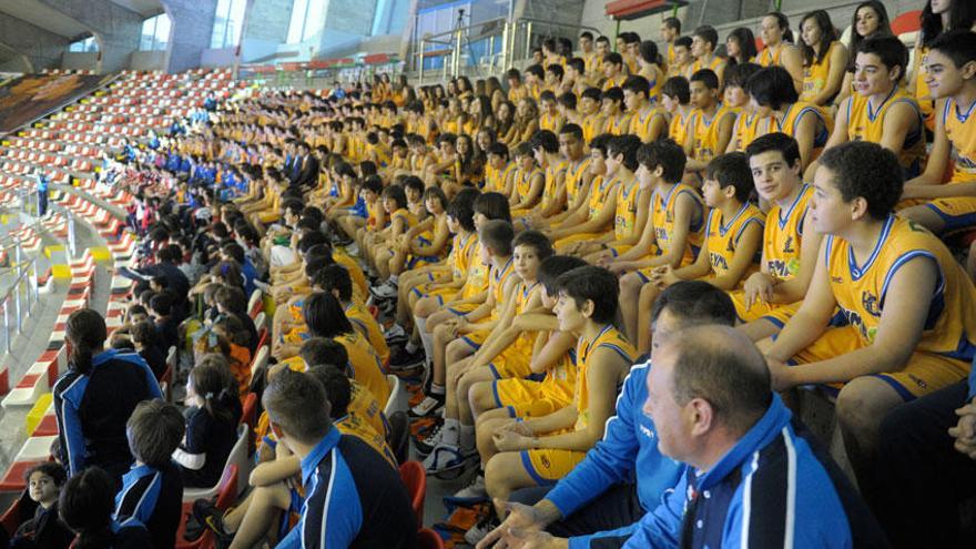 Categorías inferiores del Básquet Coruña, equipo anfitrión de la Copa del Rey de Baloncesto.