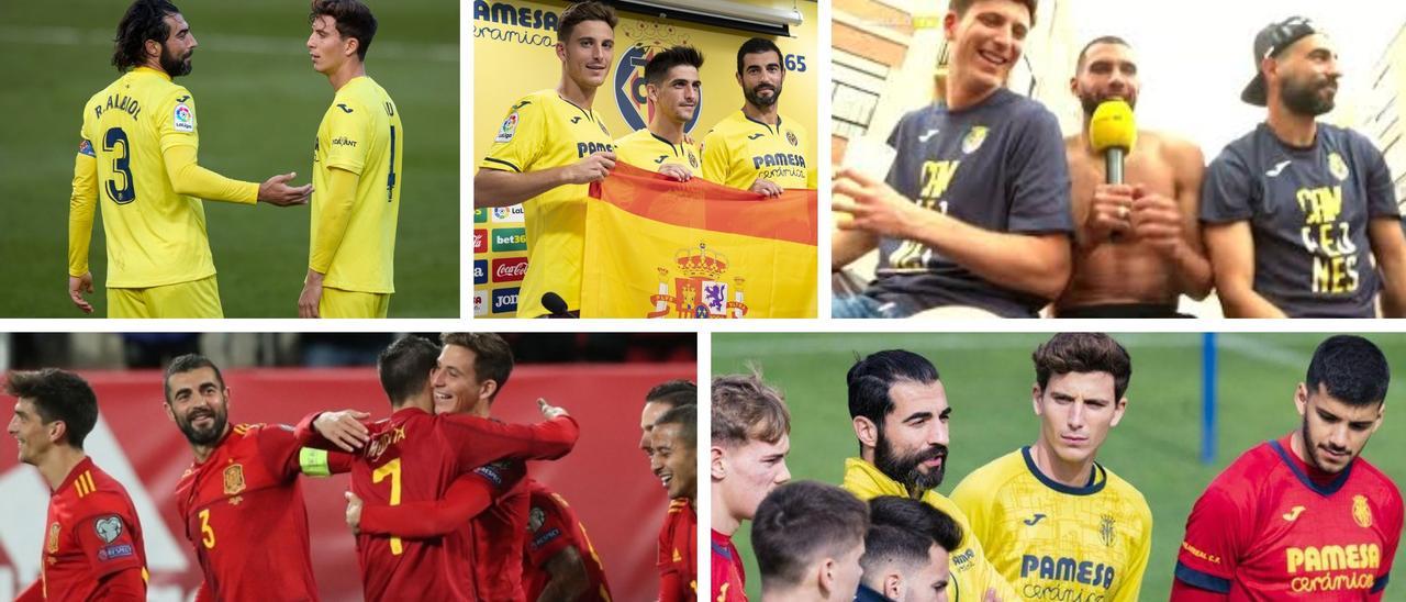 Albiol y Pau Francisco Torres se han convertido en una pareja única en el rectángulo de juego, tanto en los partidos del Villarreal, como cuando coinciden en la selección española.