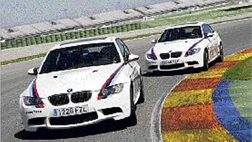 En los cursos BMW Driver Training se utilizan modelos como los exclusivos M3.