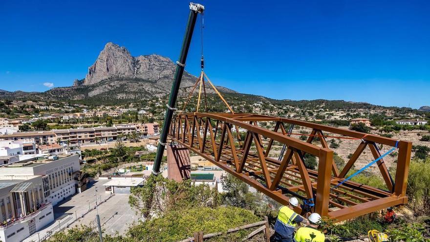 A Finestrat le queda menos para unir el casco histórico con el Castell