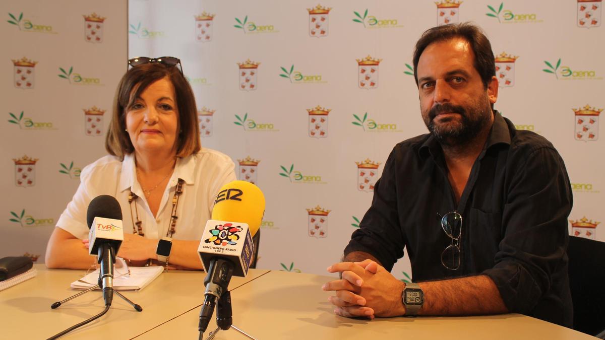 Ana Cruz y Cristóbal Pérez, en la comparecencia de prensa.