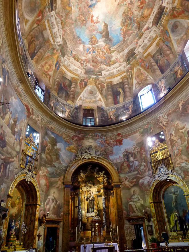 Capilla sixtina de Madrid, en la iglesia de San Antonio de los Alemanes