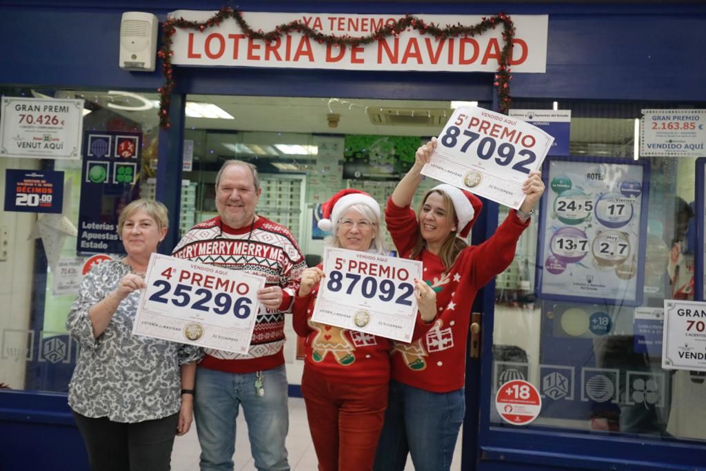 La administración de Carrefour ha vendido dos premios de la Lotería de Navidad