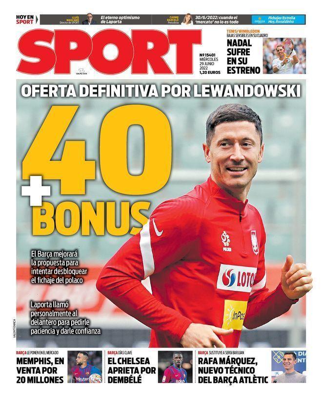 Las portadas del día de la prensa deportiva