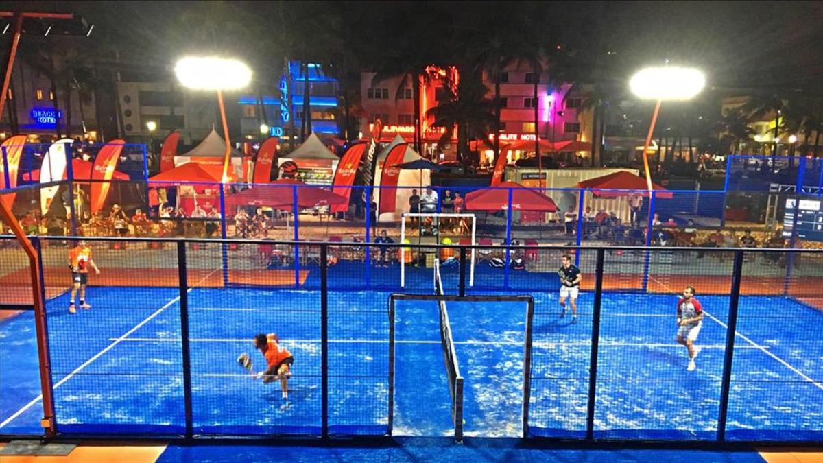 Espectacular jornada de pádel en Miami con el World Padel Tour