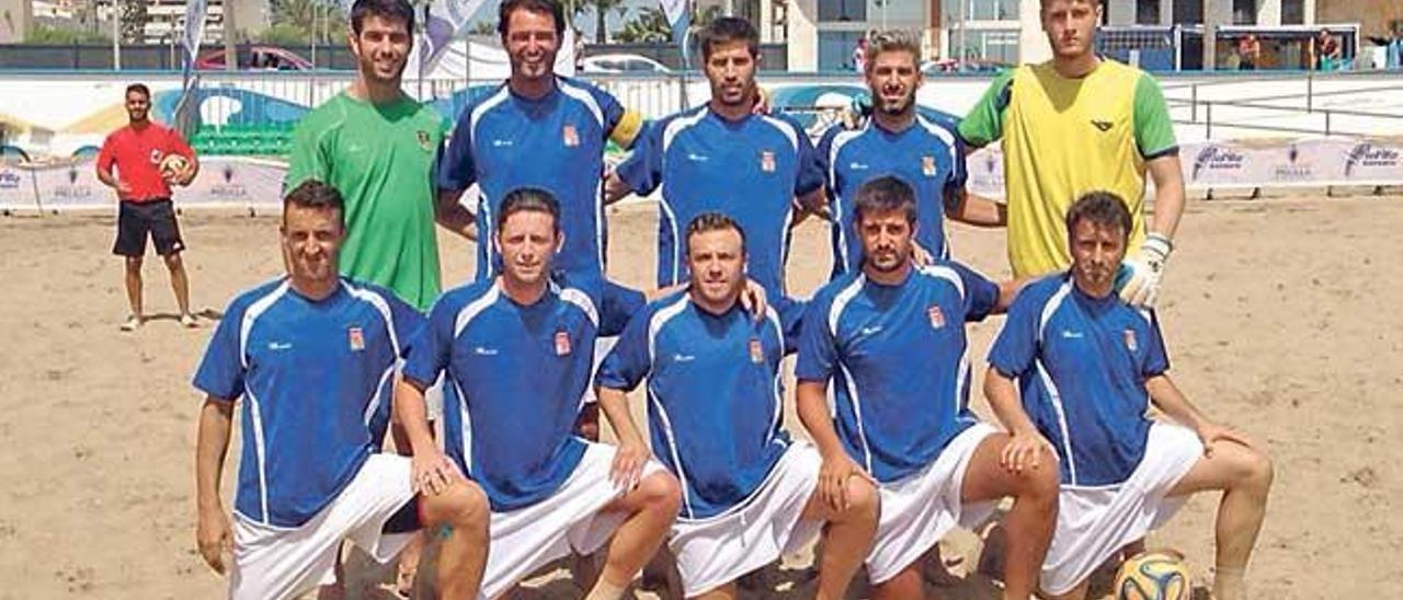 Selección balear de fútbol playa.