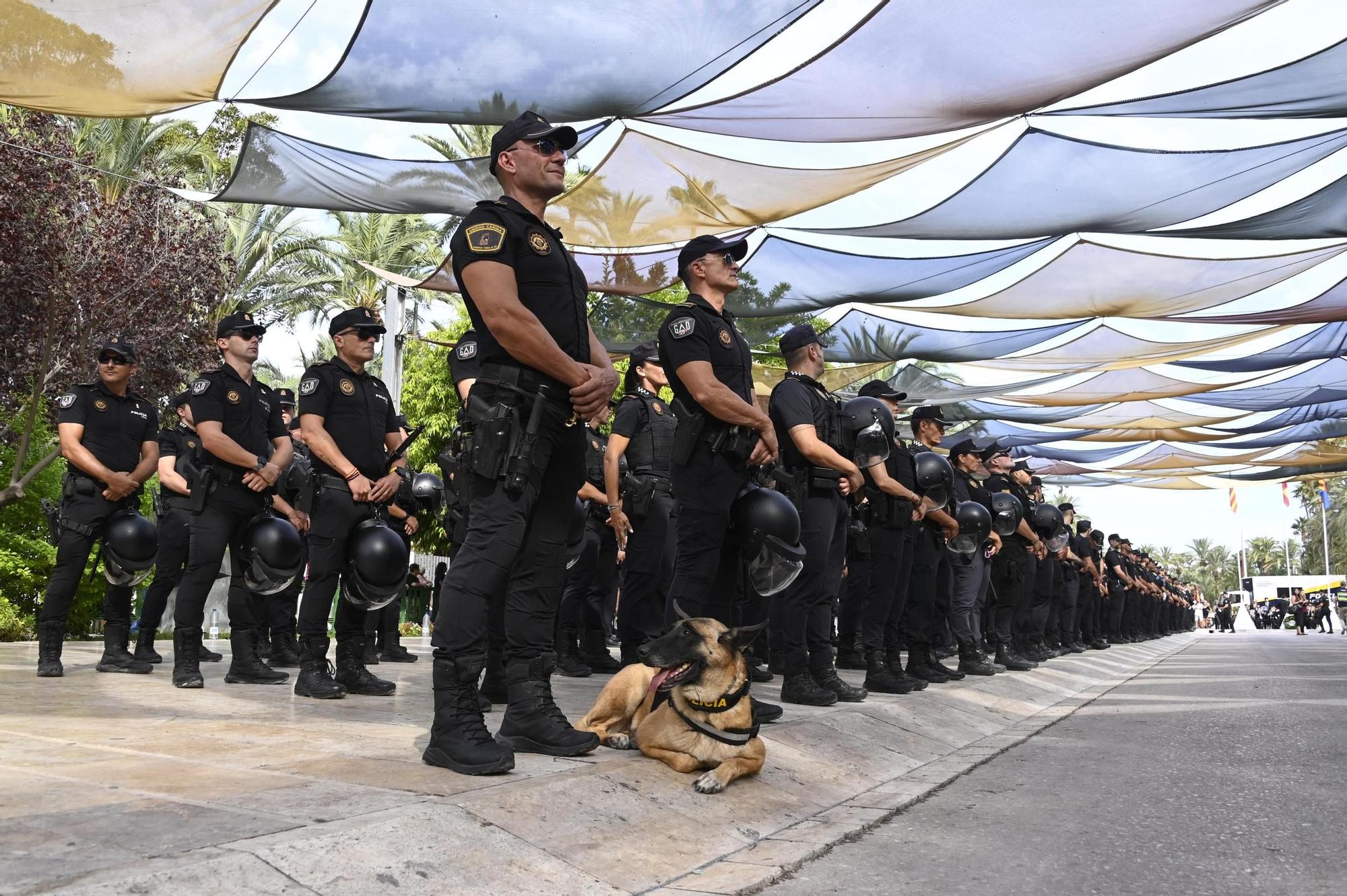 Así ha sido el acto del patrón de la Policía Local de Elche