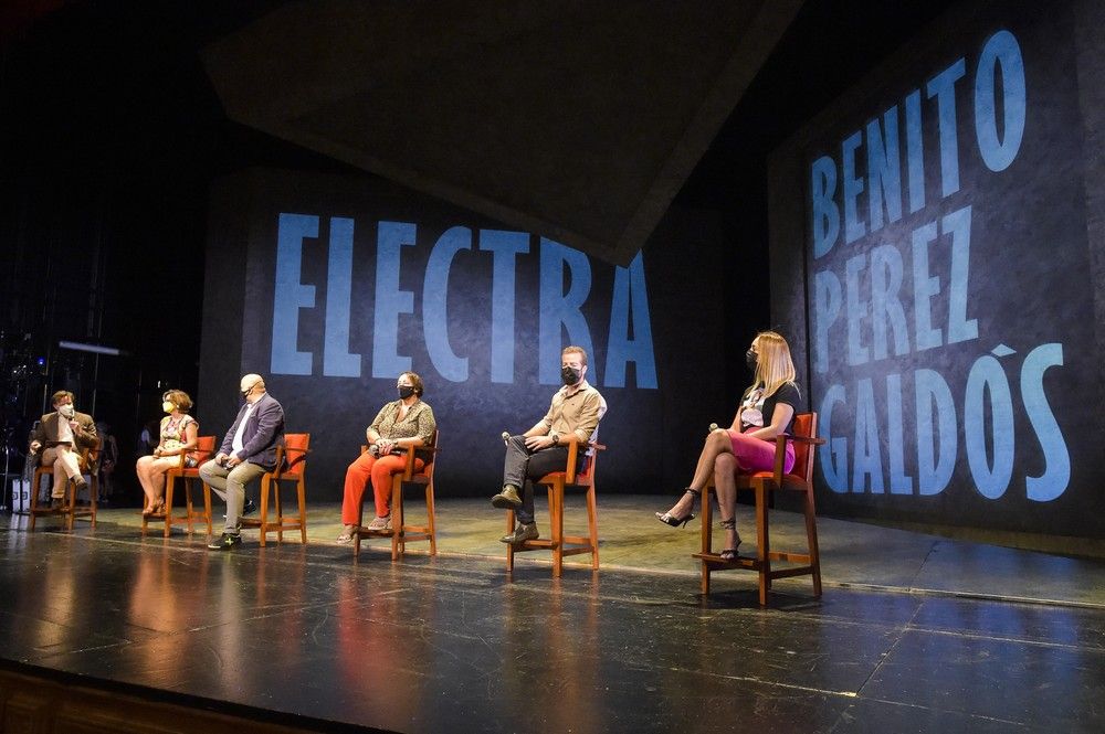 Presentación de la obra 'Electra' en el Teatro Pérez Galdós