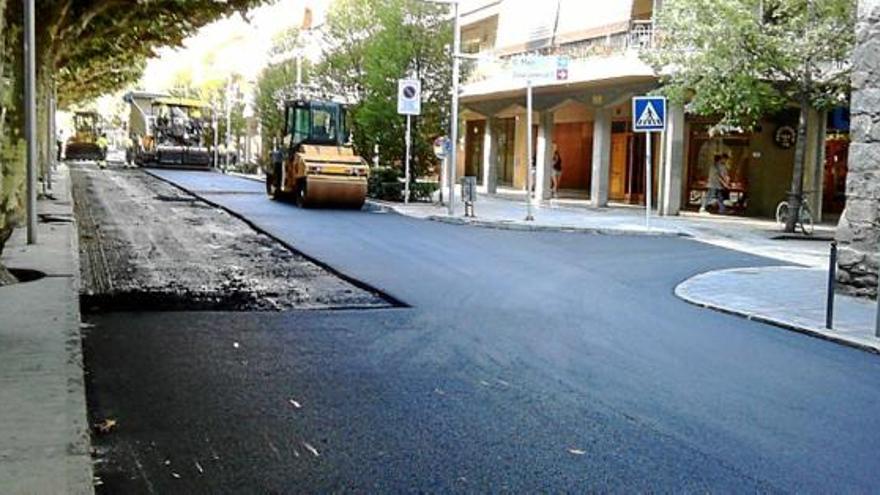 Pavimentació de carrers de la Seu, la tardor de l&#039;any passat
