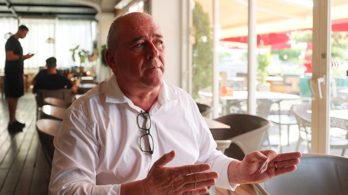 Emeterio Moles, durante la entrevista con Diario de Ibiza.