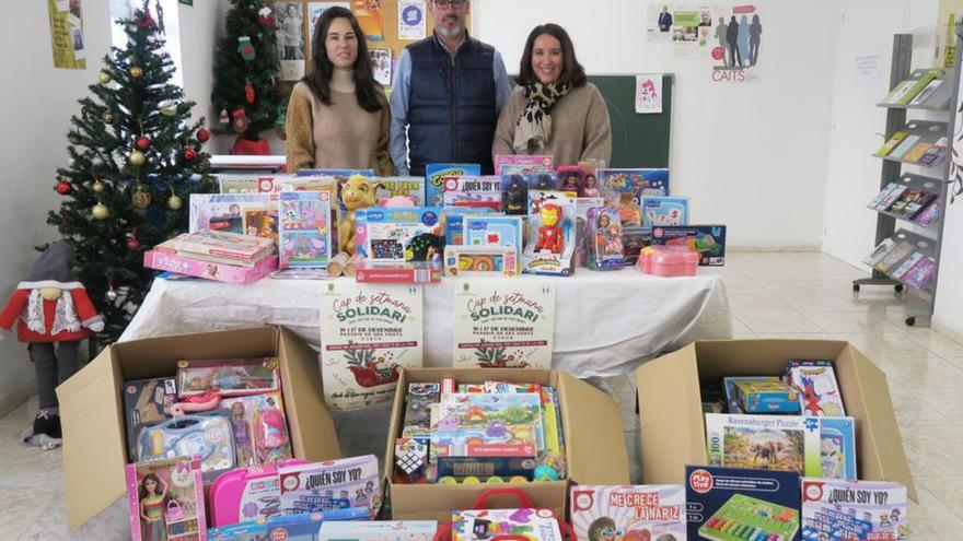 Más de 300 juguetes en el fin de semana solidario de Sant Antoni