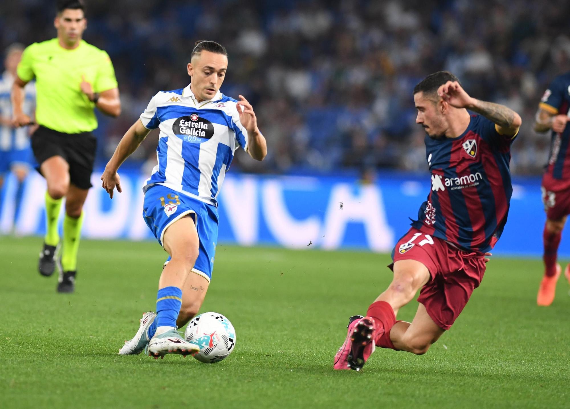 Las mejores imágenes del Deportivo - Huesca