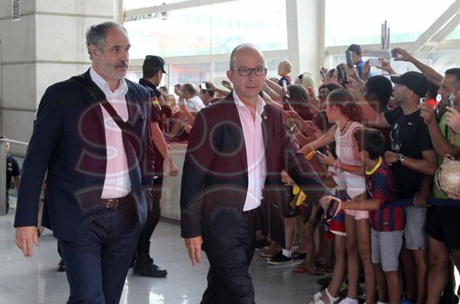 El viaje del Barça a Castellón, en imágenes