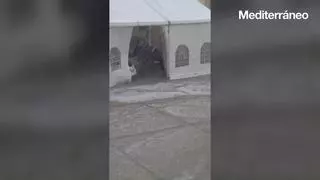 Una tormenta de intensidad torrencial descarga más de 70 litros en Castellfort en apenas una hora