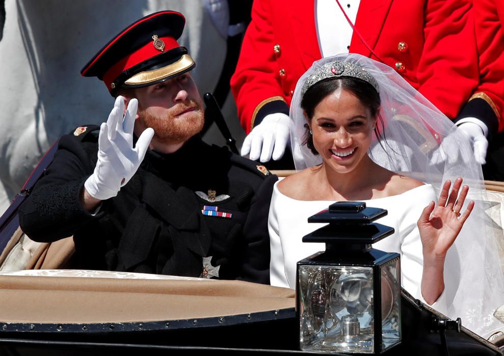 El príncipe Harry y Meghan Markle, marido y mujer
