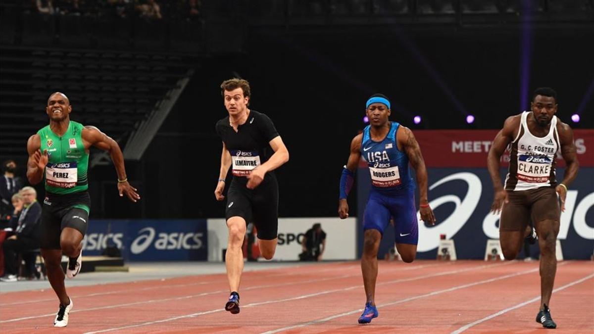 Yunier Pérez ganó la final de 60 metros en París