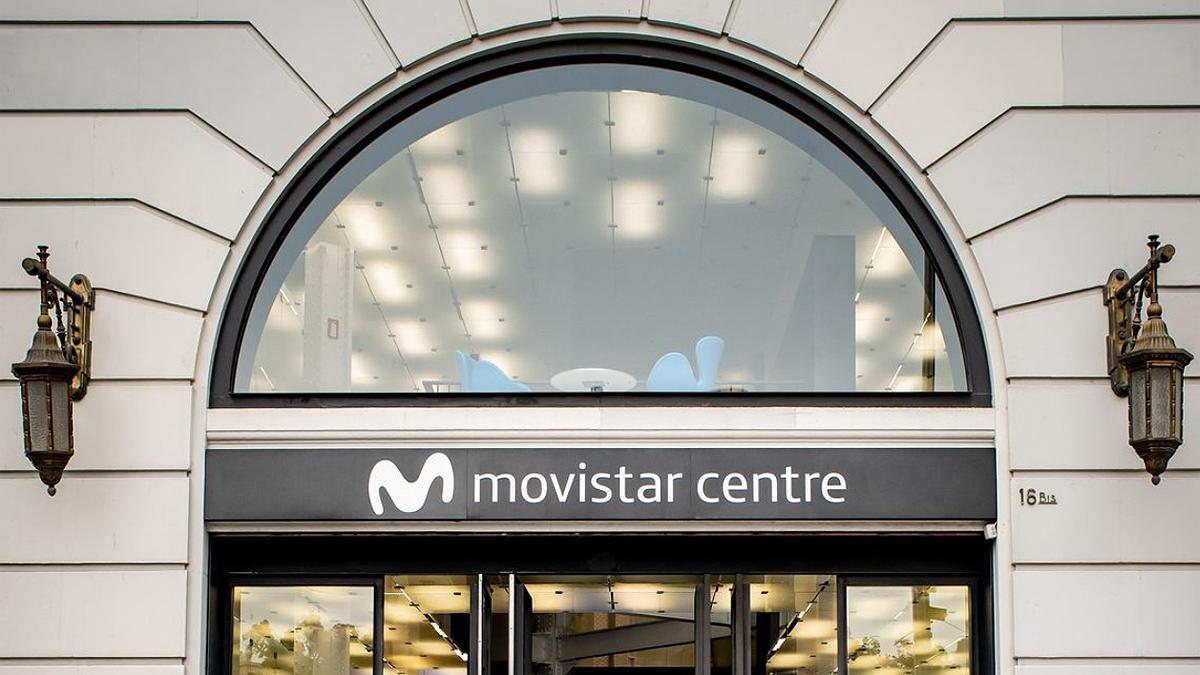 Una tienda de Movistar.